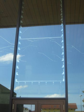 window without mounting beams